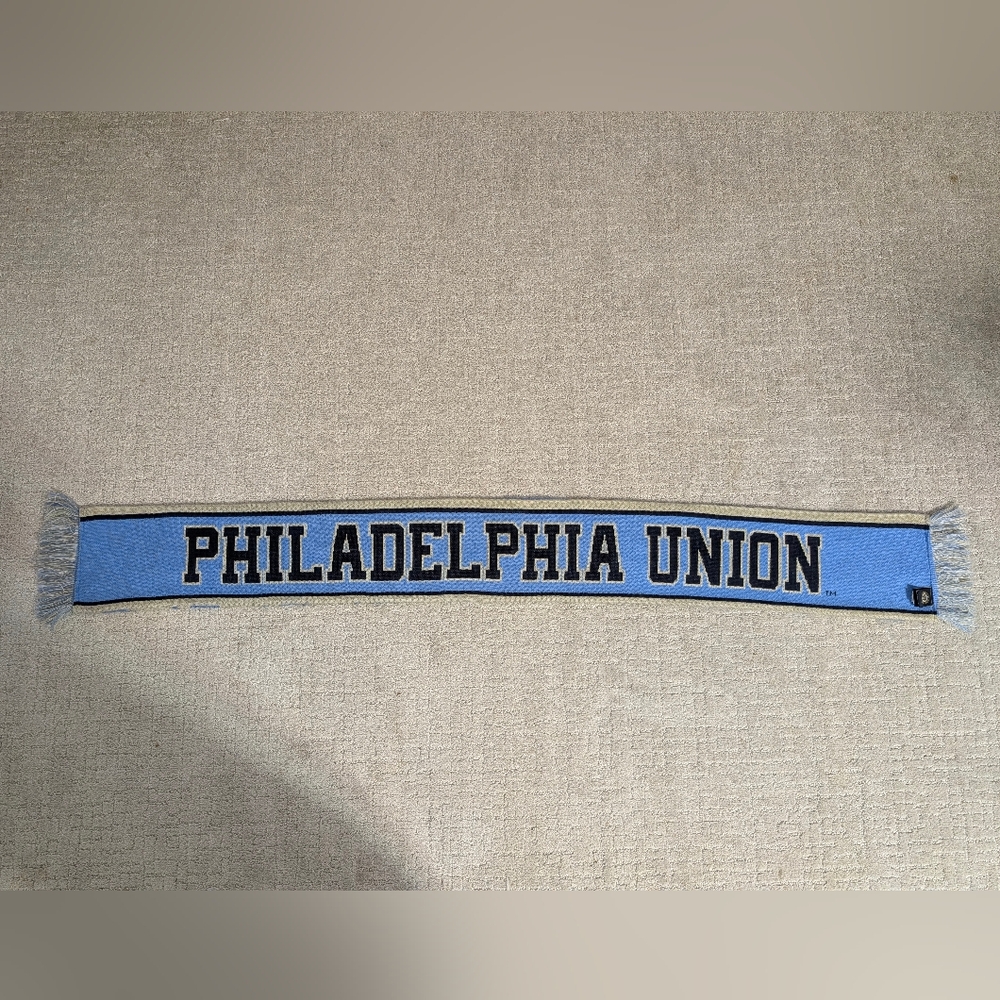 Philadelphia Union MLS Blue Scarf Adidas Philly Sports Team 2012 - Picture 3 of 9